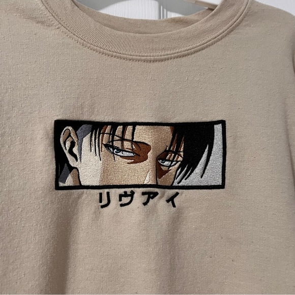 UNISEX Fan Made Levi Ackerman Pullover Sweater - Picture 2 of 5
